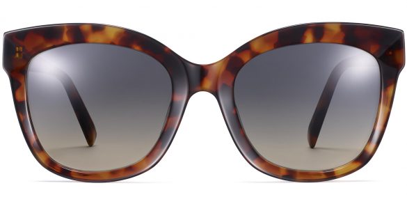 Ada Wide Sunglasses in Acorn Tortoise (Non-Rx)