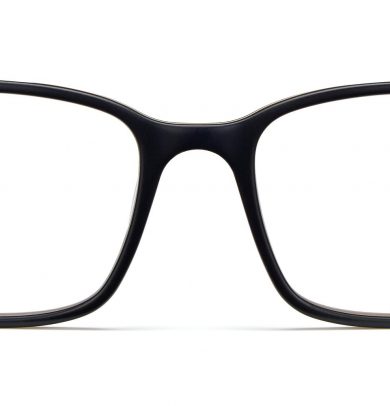 Brady Extra Wide Eyeglasses in Black Matte Eclipse (Non-Rx)