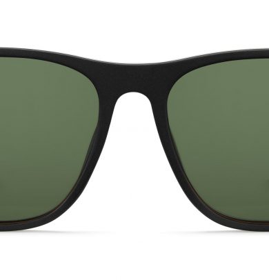 Fletcher Extra Wide 145mm Sunglasses in Black Matte Eclipse (Non-Rx)