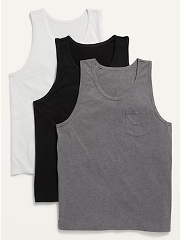 Soft-Washed Tank Top 3-Pack for Men
