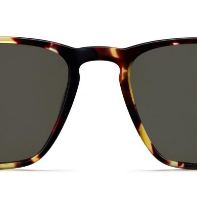 Sutton Wide Sunglasses in Walnut Tortoise (Non-Rx)