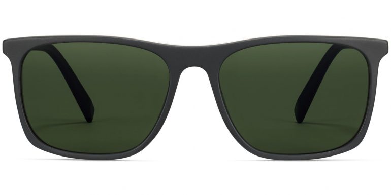 Fletcher Extra Wide Sunglasses in Black Matte Eclipse (Non-Rx)