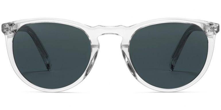 Haskell Wide Sunglasses in Crystal (Non-Rx)