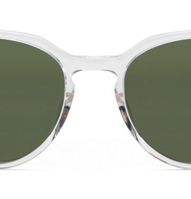 Wright Wide Sunglasses in Crystal with English Oak (Non-Rx)