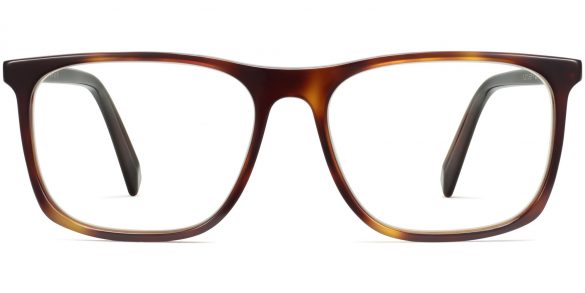 Fletcher Wide Eyeglasses in Rye Tortoise (Non-Rx)