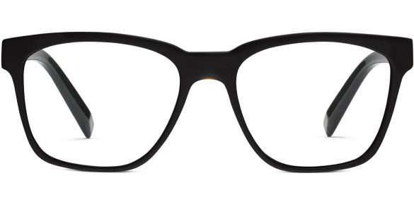 Barkley Wide Eyeglasses in Black Matte Eclipse (Non-Rx)