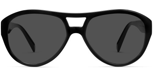 Bas Wide Sunglasses in Jet Black (Non-Rx)