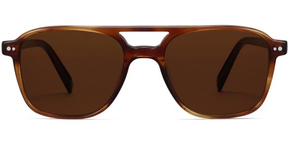 Brimmer Wide Sunglasses in Black Walnut (Non-Rx)
