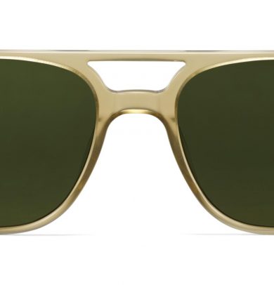 Brimmer Wide Sunglasses in Honeydew (Non-Rx)