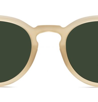 Callum Wide Sunglasses in Buttermilk Matte (Non-Rx)