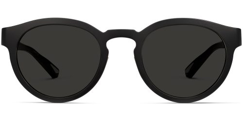 Callum Wide Sunglasses in Raven Matte (Non-Rx)