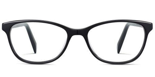 Daisy Wide LBF Eyeglasses in Jet Black (Non-Rx)