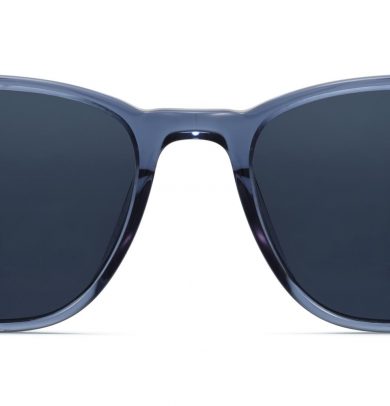 Dawson Wide Sunglasses in Azure Crystal with Oak Barrel (Non-Rx)