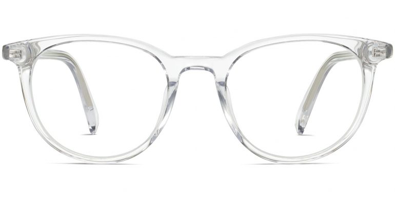 Durand Wide LBF Eyeglasses in Crystal (Non-Rx)