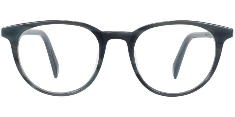 Durand Wide LBF Eyeglasses in Striped Pacific (Non-Rx)