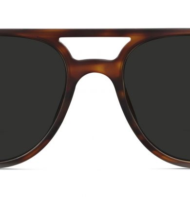Fielder Wide Sunglasses in Cognac Tortoise Matte (Non-Rx)
