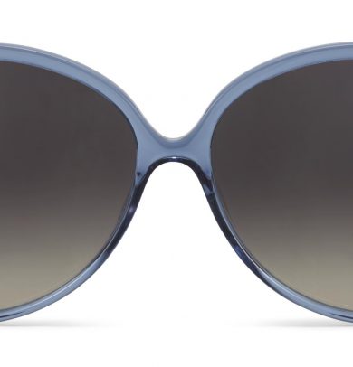 Karina Extra Wide Sunglasses in Blue Grotto Crystal (Non-Rx)