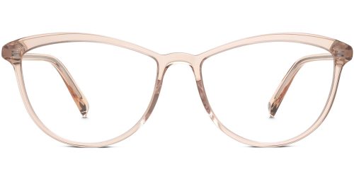 Louise Wide LBF Eyeglasses in Elderflower Crystal (Non-Rx)