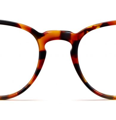 Percey Wide Eyeglasses in Canyon Tortoise (Non-Rx)
