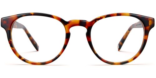 Percey Wide Eyeglasses in Canyon Tortoise (Non-Rx)