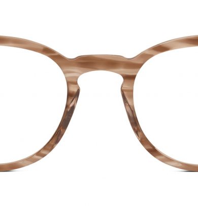 Percey Wide Eyeglasses in Chestnut Crystal (Non-Rx)
