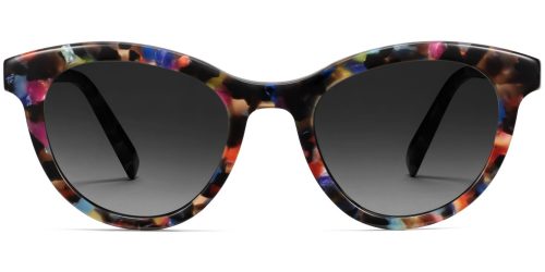 Raina Wide Sunglasses in Confetti Tortoise (Non-Rx)