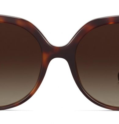 Rosa Wide Sunglasses in Burnt Umber Tortoise with Marcona Tortoise (Non-Rx)