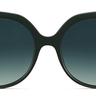 Rosa Wide Sunglasses in Forest Green with Sand (Non-Rx)