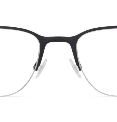 Wallis Wide Eyeglasses in Brushed Navy (Non-Rx)