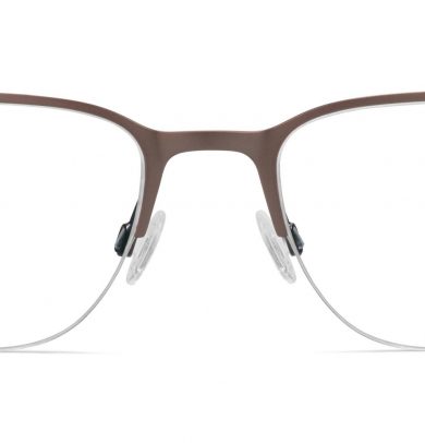 Wallis Wide Eyeglasses in Carbon (Non-Rx)