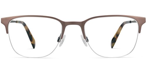 Wallis Wide Eyeglasses in Carbon (Non-Rx)