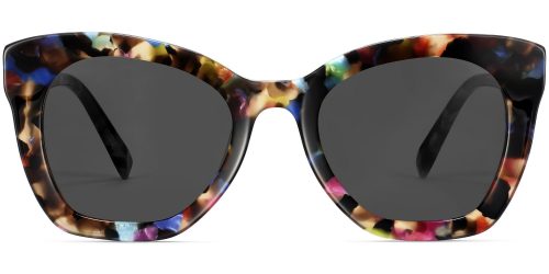 Augusta Wide Sunglasses in Confetti Tortoise (Non-Rx)