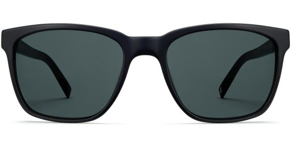Barkley Extra Wide 145mm Sunglasses in Black Matte Eclipse (Non-Rx)