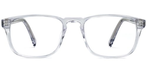 Bensen Wide LBF Eyeglasses in Crystal (Non-Rx)