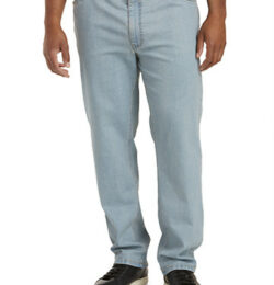 Big & Tall Harbor Bay Athletic-Fit Jeans - Light Wash