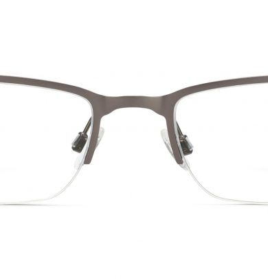 Caldwell Wide Eyeglasses in Carbon (Non-Rx)
