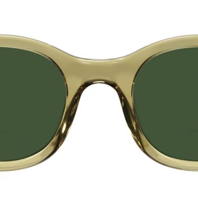 Gideon Wide Sunglasses in Green Tea Crystal (Non-Rx)