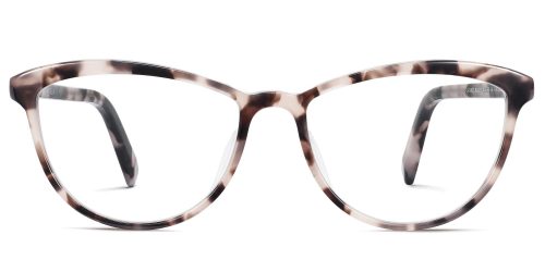 Louise Wide LBF Eyeglasses in Blush Tortoise (Non-Rx)