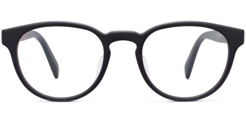Percey Wide LBF Eyeglasses in Jet Black Matte (Non-Rx)