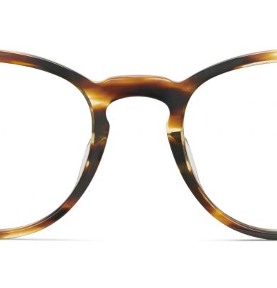 Percey Wide LBF Eyeglasses in Striped Sassafras (Non-Rx)