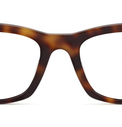 Harris Wide Eyeglasses in Oak Barrel (Non-Rx)