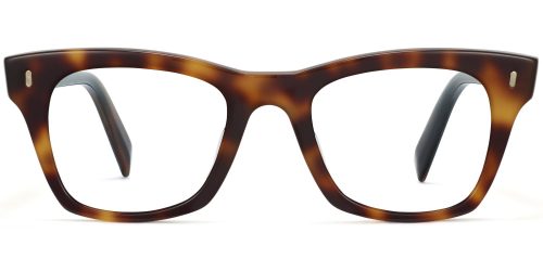 Harris Wide Eyeglasses in Oak Barrel (Non-Rx)