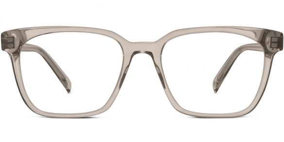 Hughes Wide Eyeglasses in Smoky Quartz Crystal (Non-Rx)