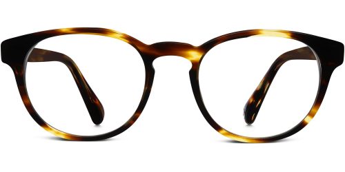 Percey Wide Eyeglasses in Striped Sassafras (Non-Rx)