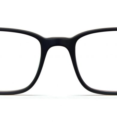 Wilkie Extra Wide - 145mm Eyeglasses in Black Matte Eclipse (Non-Rx)