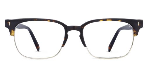 Ames Wide Eyeglasses in Whiskey Tortoise (Non-Rx)
