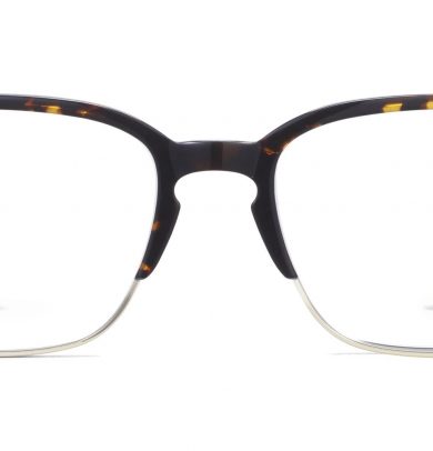 Ames Wide Eyeglasses in Whiskey Tortoise with Riesling (Non-Rx)