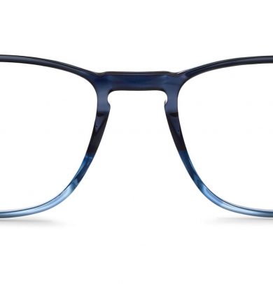 Bensen Wide Eyeglasses in Blue Slate Fade (Non-Rx)