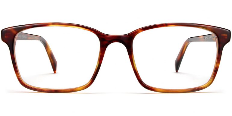 Brady Extra Wide Eyeglasses in Sugar Maple (Non-Rx)