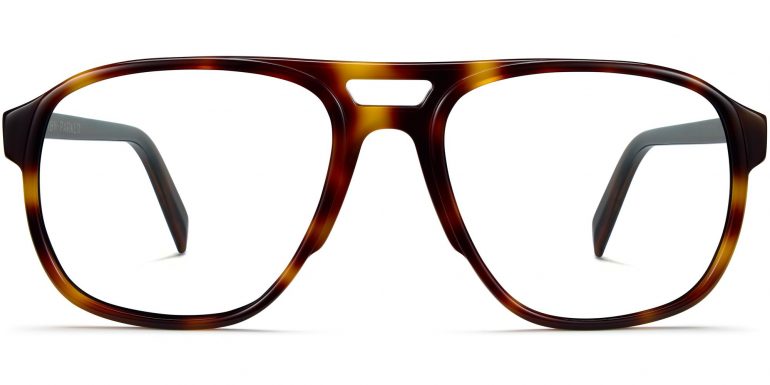 Hatcher Wide Eyeglasses in Oak Barrel (Non-Rx)